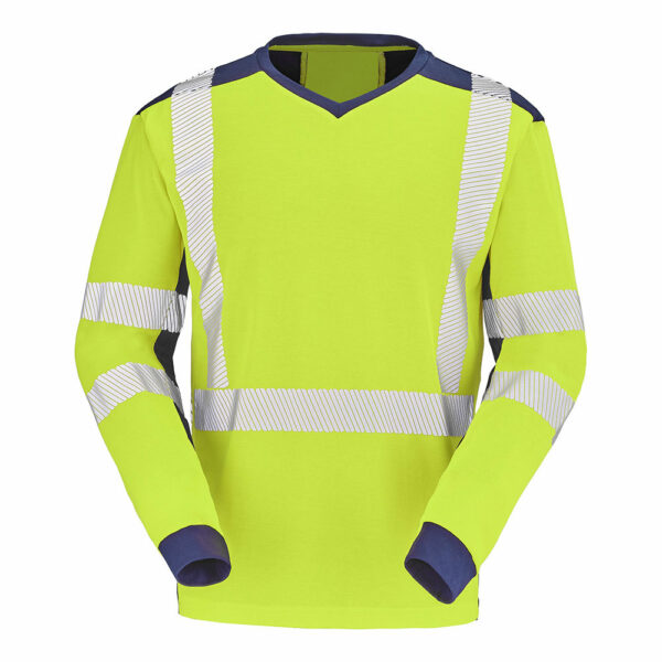 9T85 TEE SHIRT MANCHES LONGUES FLUO SAFE XP – Image 5