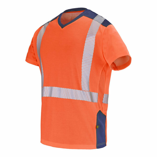 TEE SHIRT MANCHES COURTES FLUO SAFE XP – Image 3