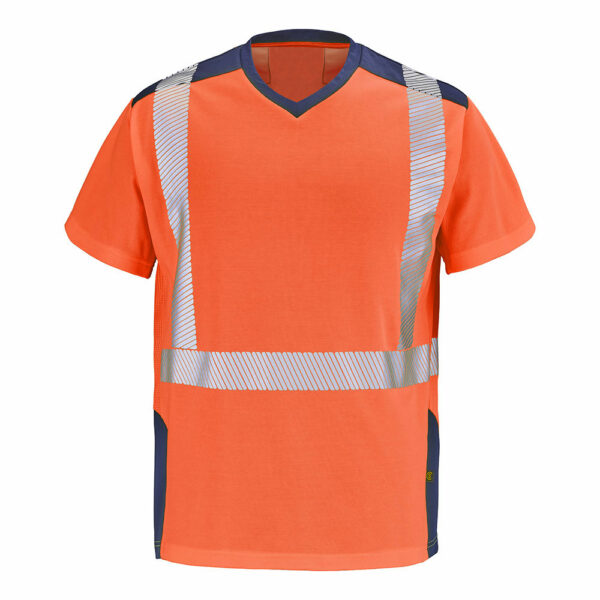 TEE SHIRT MANCHES COURTES FLUO SAFE XP